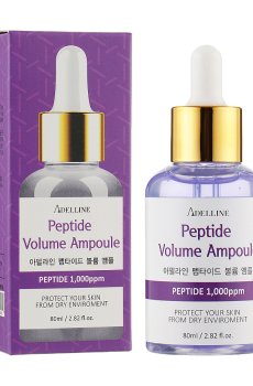 Уценка! Омолаживающая ампульная сыворотка для лица Adelline Peptide Volume Ampoule с пептидами, 80 мл