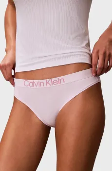 Женские пудровые трусики BIKINI Розовый XS Calvin Klein LV00QD5291