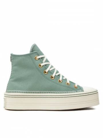 Converse Кеди Chuck Taylor All Star Modern Lift Platform Crafted Stitching A07547C Зелений Converse Кеди Chuck Taylor All Star Modern Lift Platform Crafted Stitching A07547C Зелений