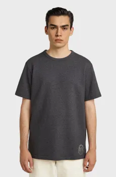 Мужская серая футболка Tee archetypes Серый L G-Star RAW D28681,E480