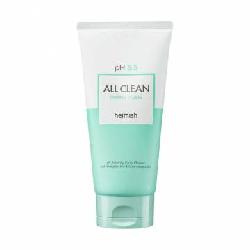Очищающая пенка для умывания Heimish All Clean Green Foam pH 5.5, 150 мл Очищающая пенка для умывания Heimish All Clean Green Foam pH 5.5, 150 мл