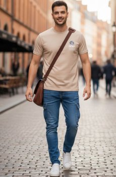 ST Trends Men Brand Logo T-shirt