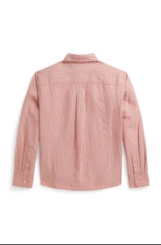 Детская рубашка с добавлением льна Polo Ralph Lauren