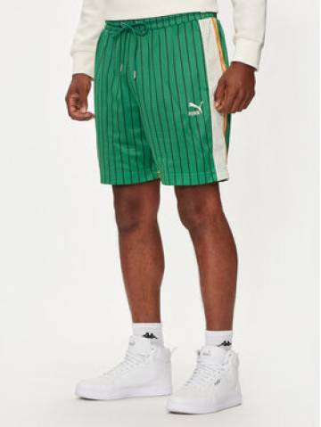 Puma Спортивні шорти T7 624394 Зелений Relaxed Fit Puma Спортивні шорти T7 624394 Зелений Relaxed Fit