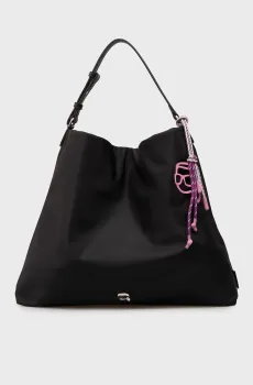 Женская черная сумка nylon Черный ONESIZE Karl Lagerfeld A4W30013