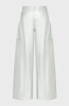 Женские серебристые джинсы Серебряный 26 DKNY DJ4M4078