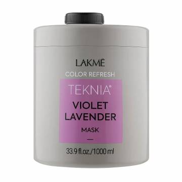 Уценка! Маска для окрашенных волос фиолетовых оттенков Lakme Teknia Color Refresh Violet Lavender Treatment Mask, 1 л Уценка! Маска для окрашенных волос фиолетовых оттенков Lakme Teknia Color Refresh Violet Lavender Treatment Mask, 1 л
