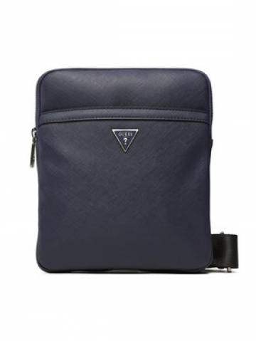 Guess Плоска сумка Certosa Saffiano Smart HMECSA P3123 Cиній Guess Плоска сумка Certosa Saffiano Smart HMECSA P3123 Cиній
