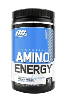 Аминокислоты Optimum Nutrition Essential Amino Energy Blueberry Lemonade в порошке, 270 г