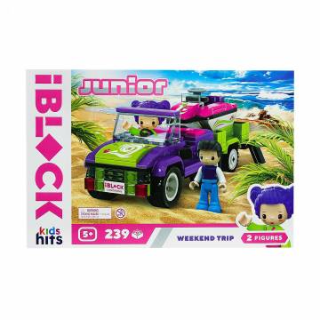 Конструктор iBlock Kids Hits Junior Поездка выходного дня, 32*21.5*5 см, 239 деталей, от 5 лет (KH08/006/2) Конструктор iBlock Kids Hits Junior Поездка выходного дня, 32*21.5*5 см, 239 деталей, от 5 лет (KH08/006/2)