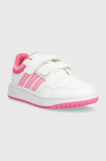 Детские кроссовки adidas Originals HOOPS 3.0 CF C цвет розовый Детские кроссовки adidas Originals HOOPS 3.0 CF C цвет розовый