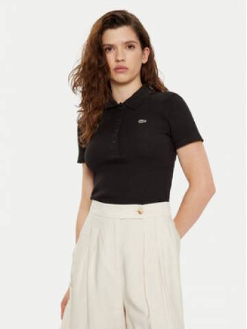 Lacoste Поло DF5377 Чорний Slim Fit Lacoste Поло DF5377 Чорний Slim Fit