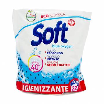 Универсальный стиральный порошок Soft Blue Oxygen с активным кислородом, 22 стирки, 1.1 кг Универсальный стиральный порошок Soft Blue Oxygen с активным кислородом, 22 стирки, 1.1 кг