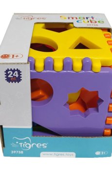 Развивающая игрушка-сортер Tigres Smart Cube, 24 элемента, с 1 года (39758)
