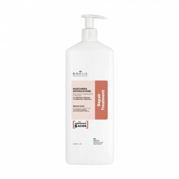 Восстанавливающая маска для волос Brelil Repair Treatment Repair Mask, 1 л Восстанавливающая маска для волос Brelil Repair Treatment Repair Mask, 1 л