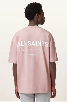 Хлопковая футболка AllSaints UNDERGROUND