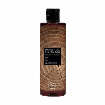 Мужской гель-шампунь для душа и волос Shik Shower Gel & Shampoo Strong Wood, 400 г Мужской гель-шампунь для душа и волос Shik Shower Gel & Shampoo Strong Wood, 400 г