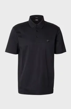 Мужское темно-синее поло Синий L BOSS 50555829;404