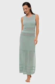 Женское мятное платье Ментоловый 38 MARC&ANDRE S25-00LS0703
