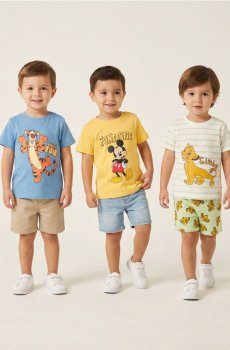 Бавовняні футболки з принтом Disney 3 pack - other