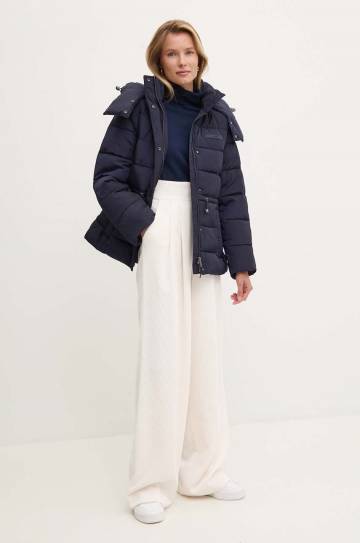 Куртка Calvin Klein женский цвет синий зимняя K20K207739 Куртка Calvin Klein женский цвет синий зимняя K20K207739