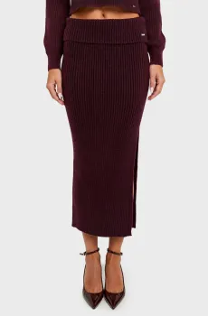 Женская бордовая юбка Бордовый M Tally Weijl SSKPESUKINA2