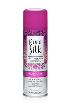 Уценка! Женская крем-пена для бритья Pure Silk Spa Therapy Raspberry Mist, 206 г