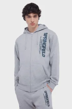 Мужское серое худи Серый L SPRINGFIELD 92113
