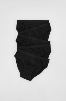 Reserved - 5 пар бавовняних трусів - чорний - 357JA-99X