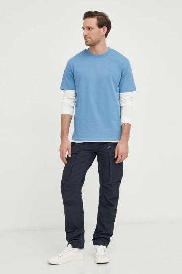 Брюки G-Star Raw мужские цвет синий со шнуровкой Брюки G-Star Raw мужские цвет синий со шнуровкой