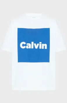 Мужская белая футболка SS 16S IO Белый XXL Calvin Klein Jeans LV04RD813G