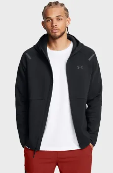 Мужское черное худи UA Unstoppable Flc FZ HD EU Черный 3XL Under Armour 1389352-001