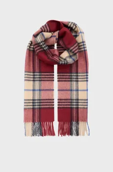 Мужской шерстяной шарф в клетку WOOL CHECKED SCARF Разноцветный ONESIZE Gant 9920249