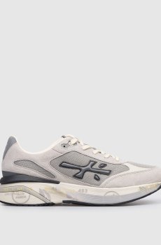 Серые комбинированные кроссовки MOERUN