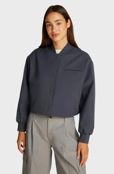 Женский синий бомбер SHORT BOMBER JACKET Синий M Calvin Klein Jeans J20J224970