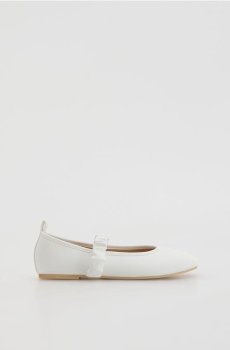 Reserved - Балетки зі штучної шкіри - білий - 817IS-00X