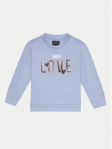 Guess Світшот K4BQ03 KAX73 Блакитний Regular Fit Guess Світшот K4BQ03 KAX73 Блакитний Regular Fit