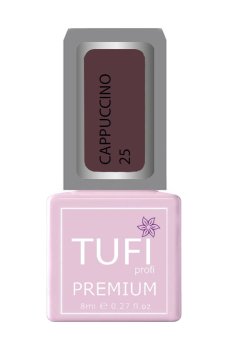 Уценка! Гель-лак для ногтей Tufi Profi Premium Cappuccino 25 Бейлис, 8 мл