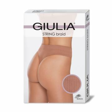Бесшовные трусы стринги женские Giulia String Briefs Grain, Mokko, размер S/M Бесшовные трусы стринги женские Giulia String Briefs Grain, Mokko, размер S/M