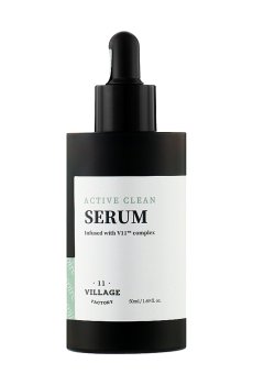 Уценка! Сыворотка очищающая Village 11 Factory Active Clean Serum для жирной и проблемной кожи лица, 50 мл