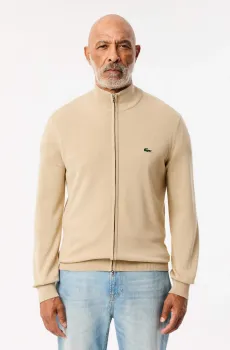 Мужской бедевый свитер Бежевый S Lacoste AH195702S