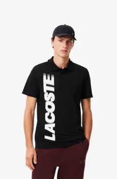 Мужское черное поло Черный L Lacoste PH2801031