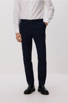 Reserved - Картаті штани-чиноси - темно-синій - 479GC-59X