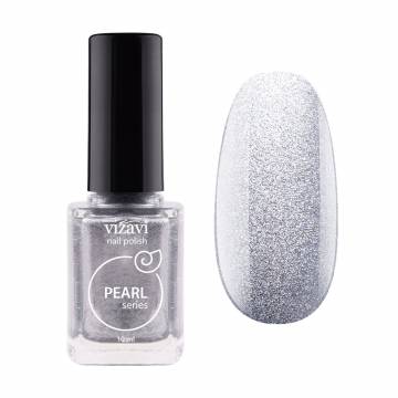 Лак для ногтей Vizavi Professional Pearl Series Nail Polish 11 Серебро, 10 мл