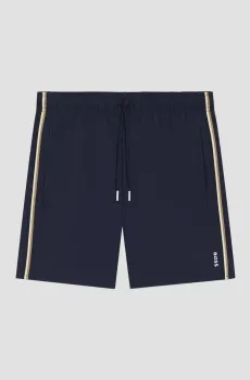 Мужские темно-синие плавательные шорты Синий S BOSS 50491594;413