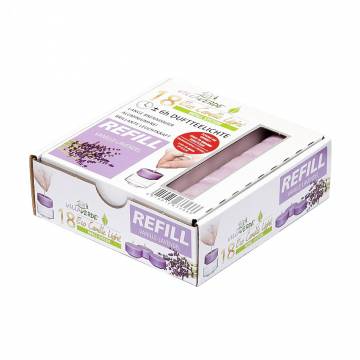 Сменные ароматические чайные свечи Villa Verde Eco Candle Light Refill System Vanille-Lavendel, 18 шт Сменные ароматические чайные свечи Villa Verde Eco Candle Light Refill System Vanille-Lavendel, 18 шт