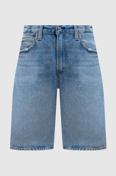Синие джинсовые бермуды Court