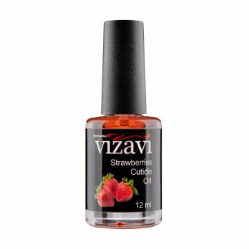 Масло для кутикулы Vizavi Professional Strawberries Cuticle Oil Клубника, 12 мл Масло для кутикулы Vizavi Professional Strawberries Cuticle Oil Клубника, 12 мл