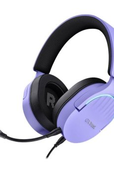 Игровая гарнитура проводная Trust GXT 490 FAYZO 7.1 USB-A, фиолетовая (25303_TRUST)