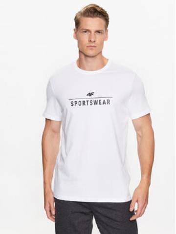 4F Футболка 4FSS23TTSHM539 Білий Regular Fit 4F Футболка 4FSS23TTSHM539 Білий Regular Fit
